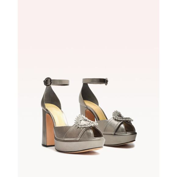 Alexandre Birman MADELINA CURVE 120 PEWTER size 36/ US 6 - Picture 1 of 14